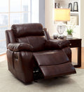 Dark Brown Glider Recliner E553