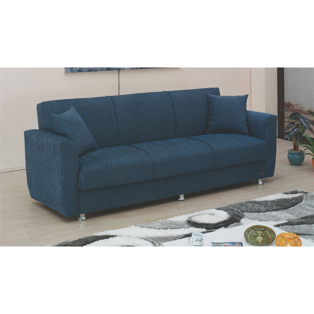 Blue Convertible Sofa C3001