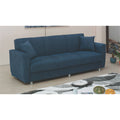 Blue Convertible Sofa C3001
