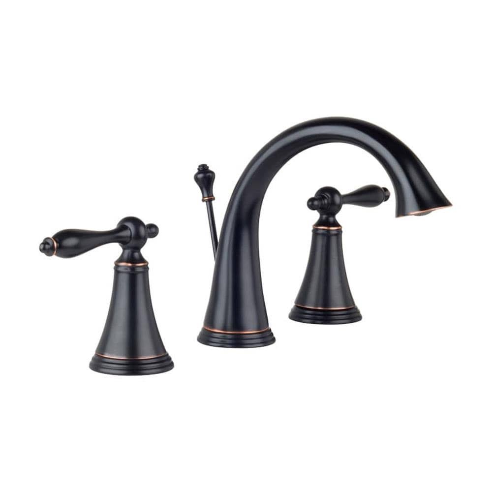 Oil Rubbed Bronze Widespread Bathroom Faucet M3893