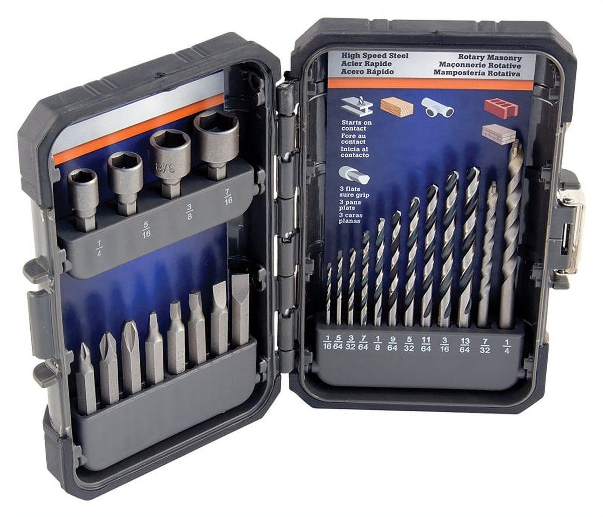 24 Piece Drill Bit Set H640298