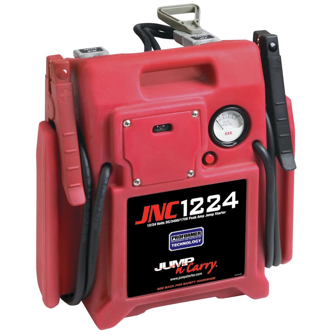 3400 Peak Amp 12/24 Volt Jump Starter O177353