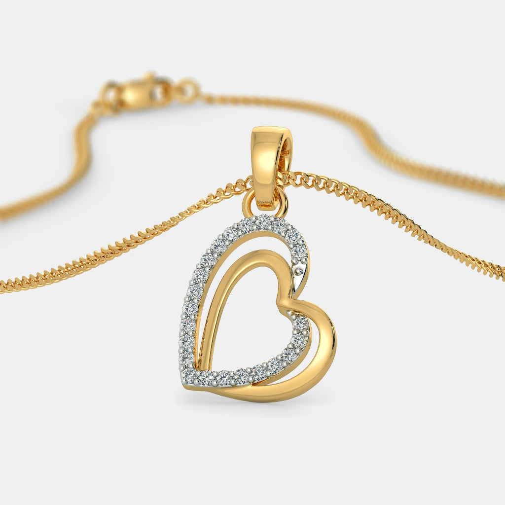 18Kt Yellow Gold Diamond Pendant S60710