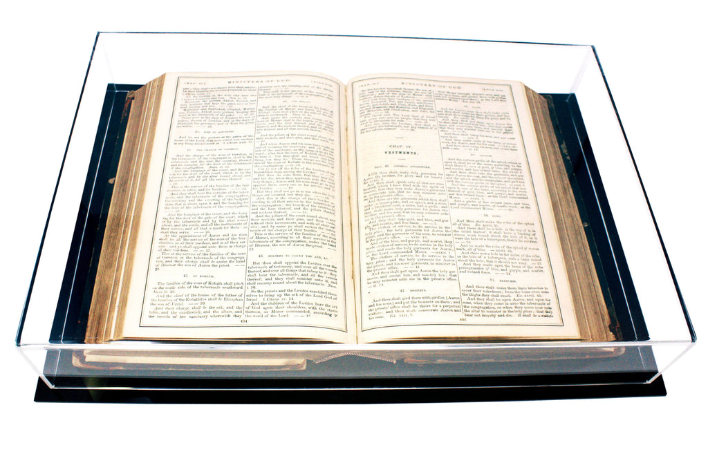 Clear Acrylic Book Display Case O42585