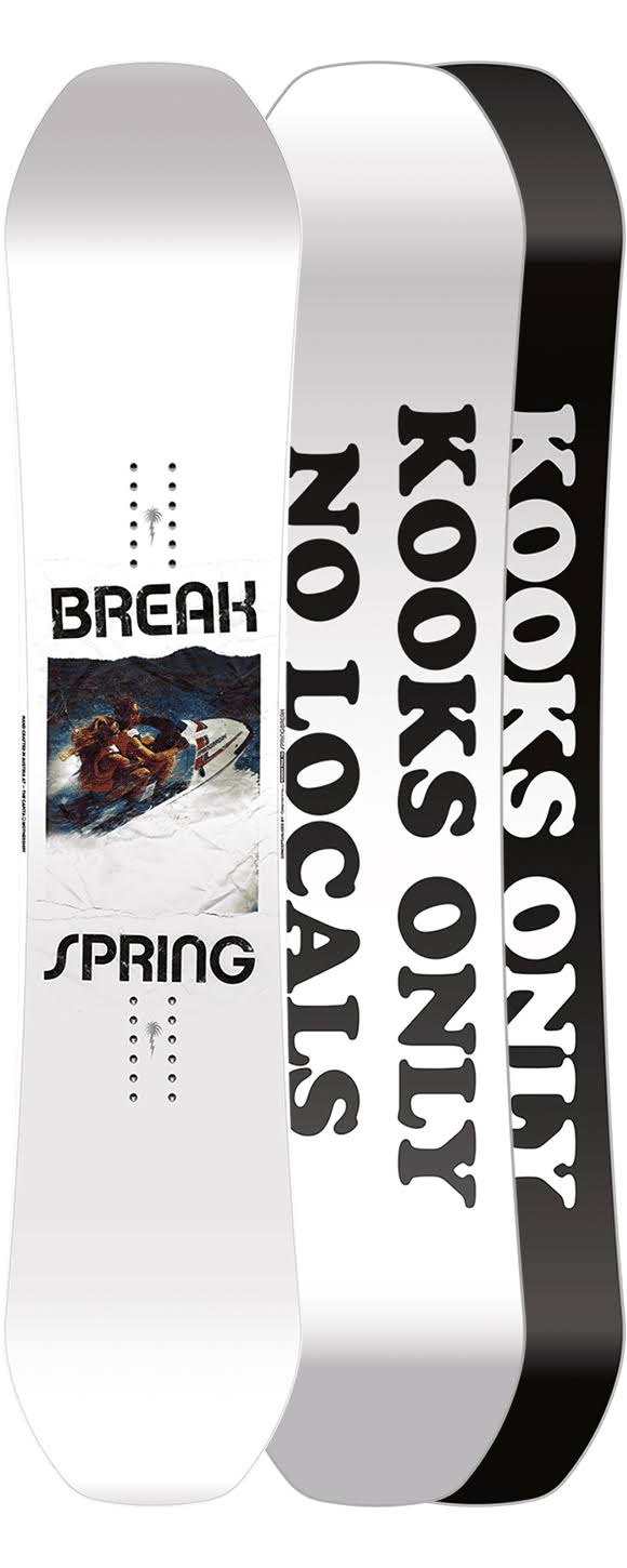 Spring Break Powder Twin Snowboard 159 cm D304