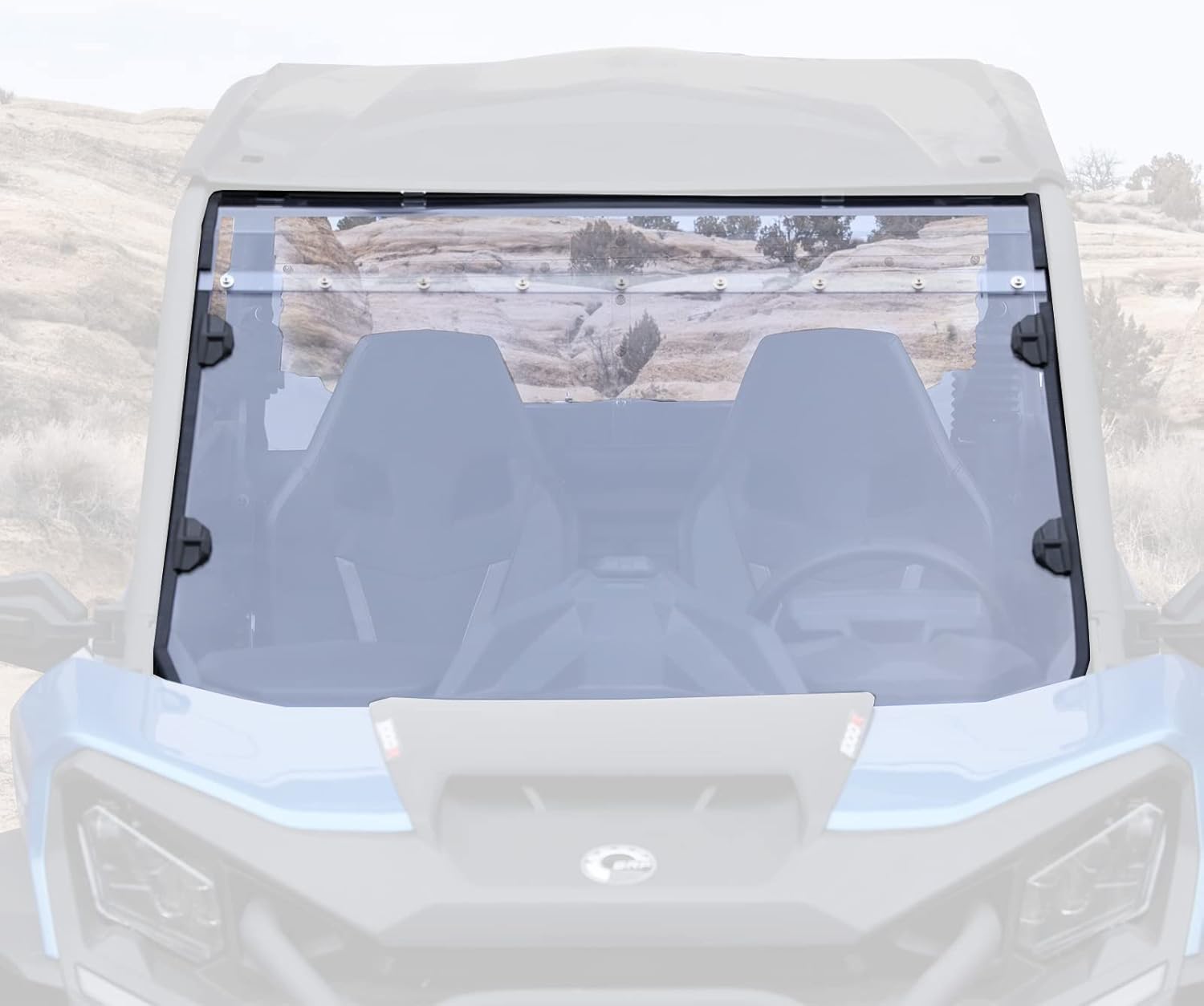 Clear Tough Polycarbonate Front Windshield for Can Am Commander 1000 A500