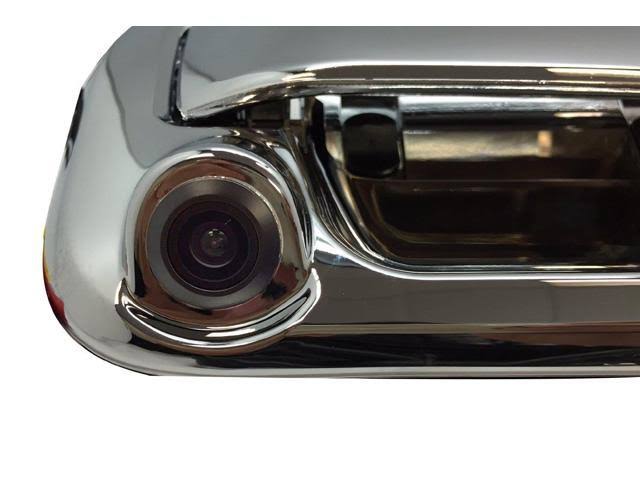 Chrome Tailgate Backup Reverse Handle with Camera O627