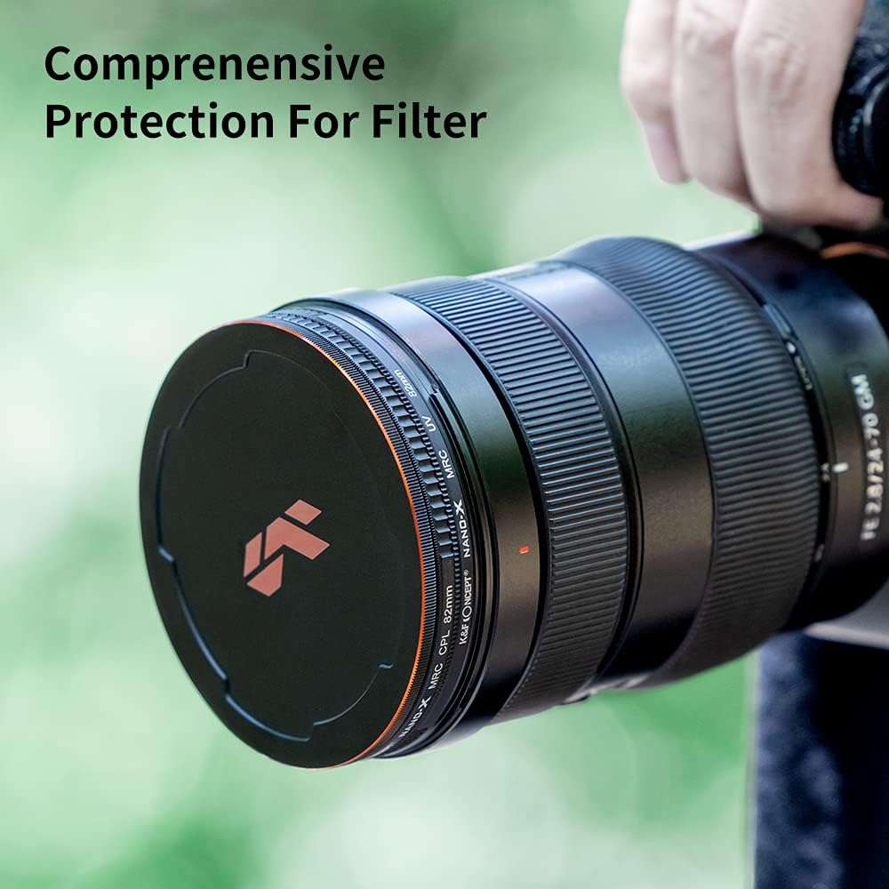 77mm Circular Polarizer & MC UV Filter Kit (2 pcs) with Lens Cap, Multi-Layer Coatings X211978