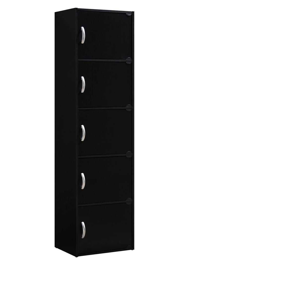 5 Door Black Cabinet V76378