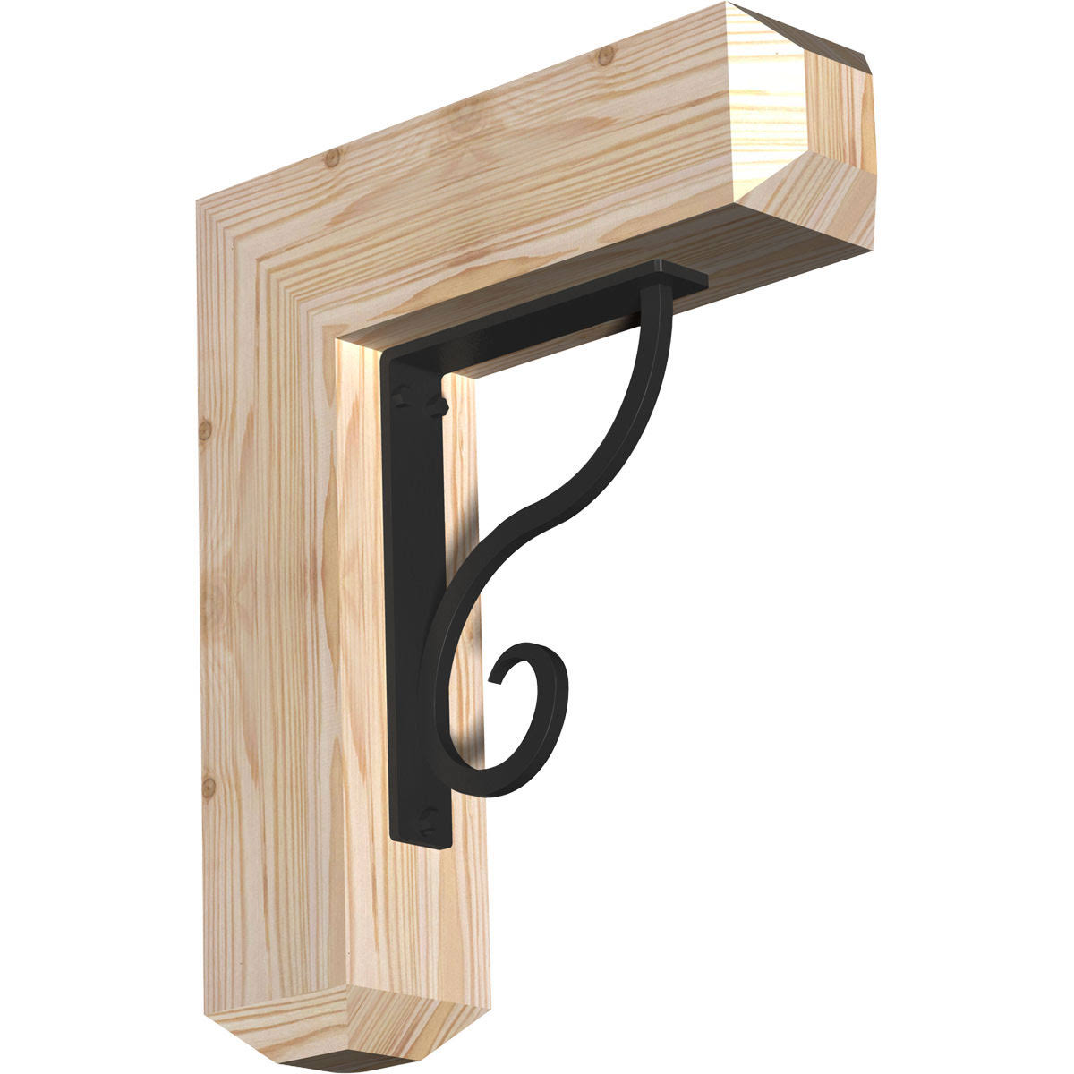 Ashford Craftsman Ironcrest Smooth Bracket, Douglas Fir S8014
