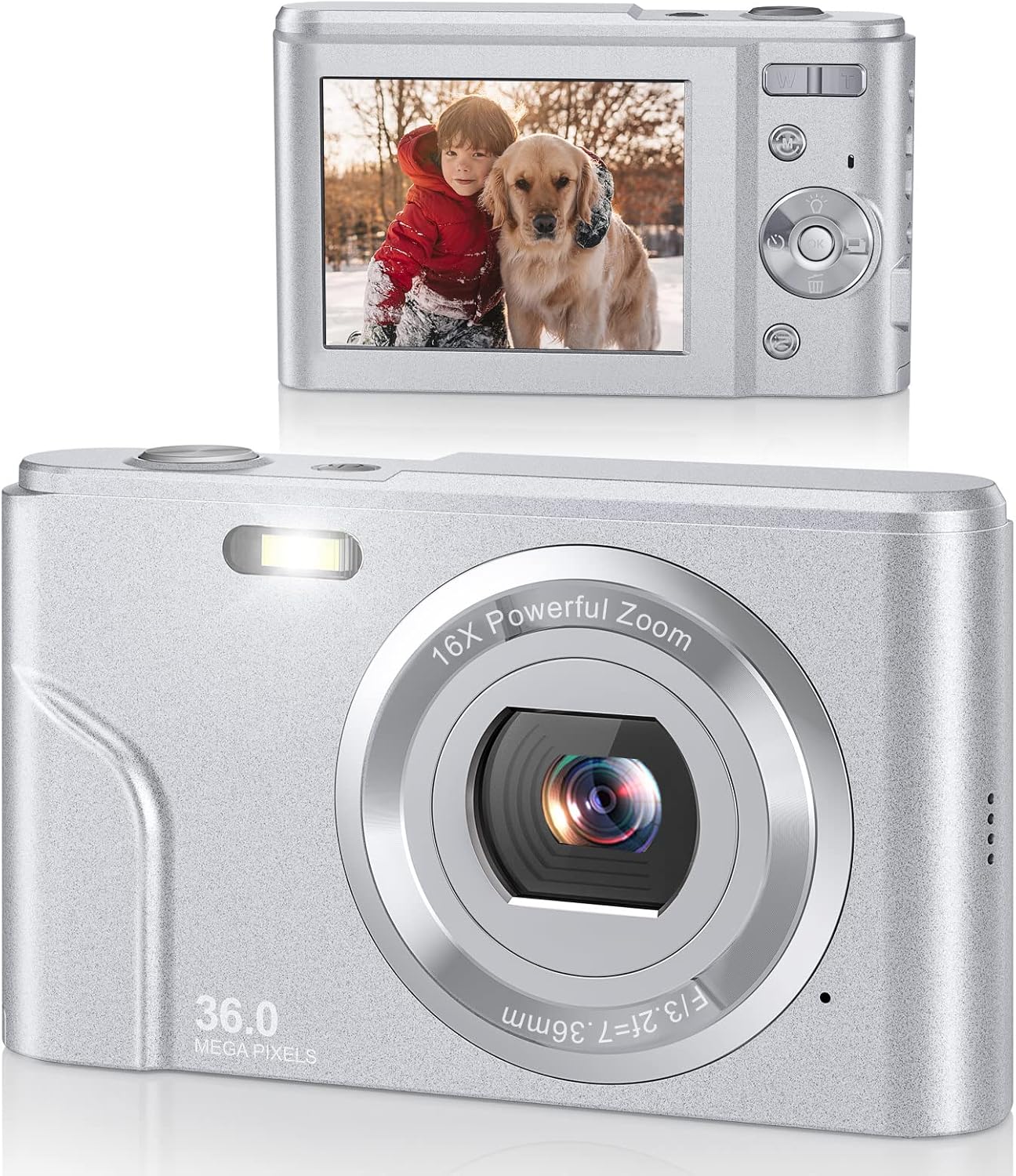 Green FHD 1080P 36.0 Mega Pixels Compact Digital Camera, Pack of 2 A79608