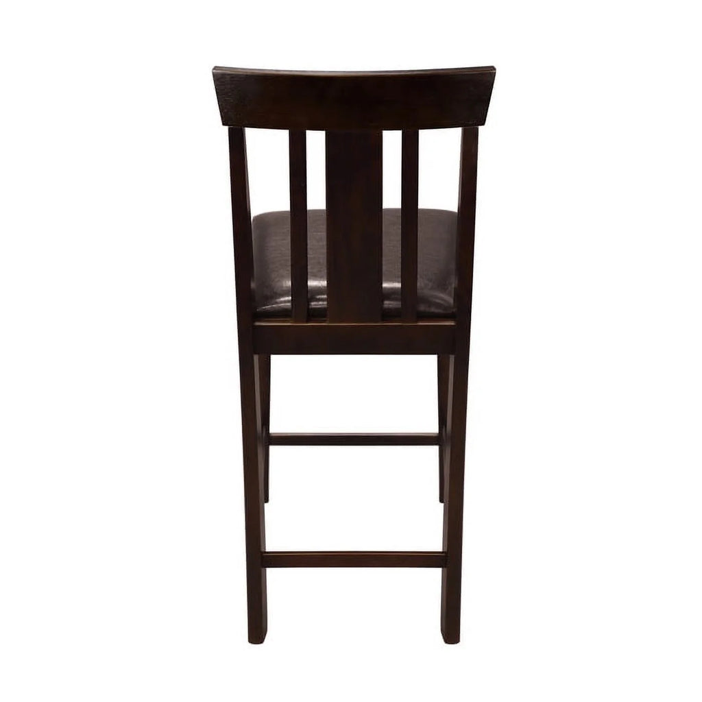 Black Bi-Cast Vinyl Counter Height Chair R785637