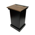 Cherry Wooden Lift Top Trash Can Cabinet T302955