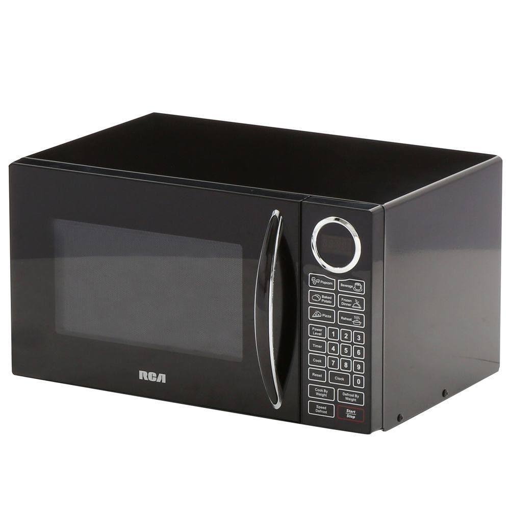 0.9 Cu ft Black Microwave D58117