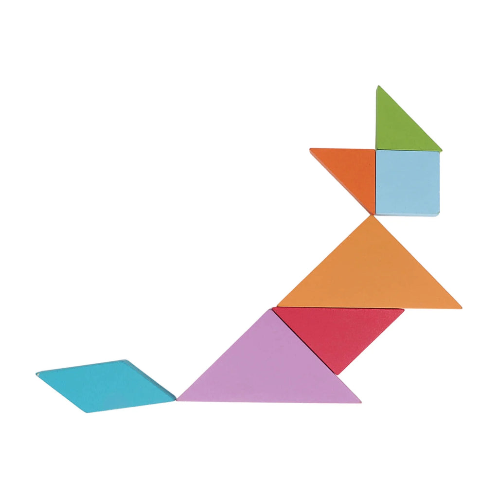 Wooden Tangram Pattern Blocks Set H8138