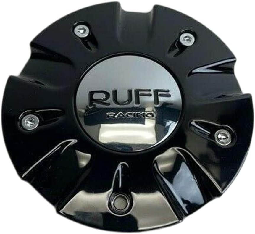 Gloss Black and Chrome Wheel Center Cap Pack of 2 P708531