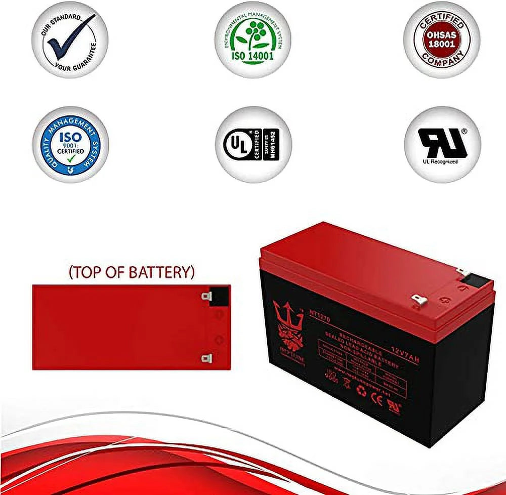 12V 7AH Battery 2 Pack Y811