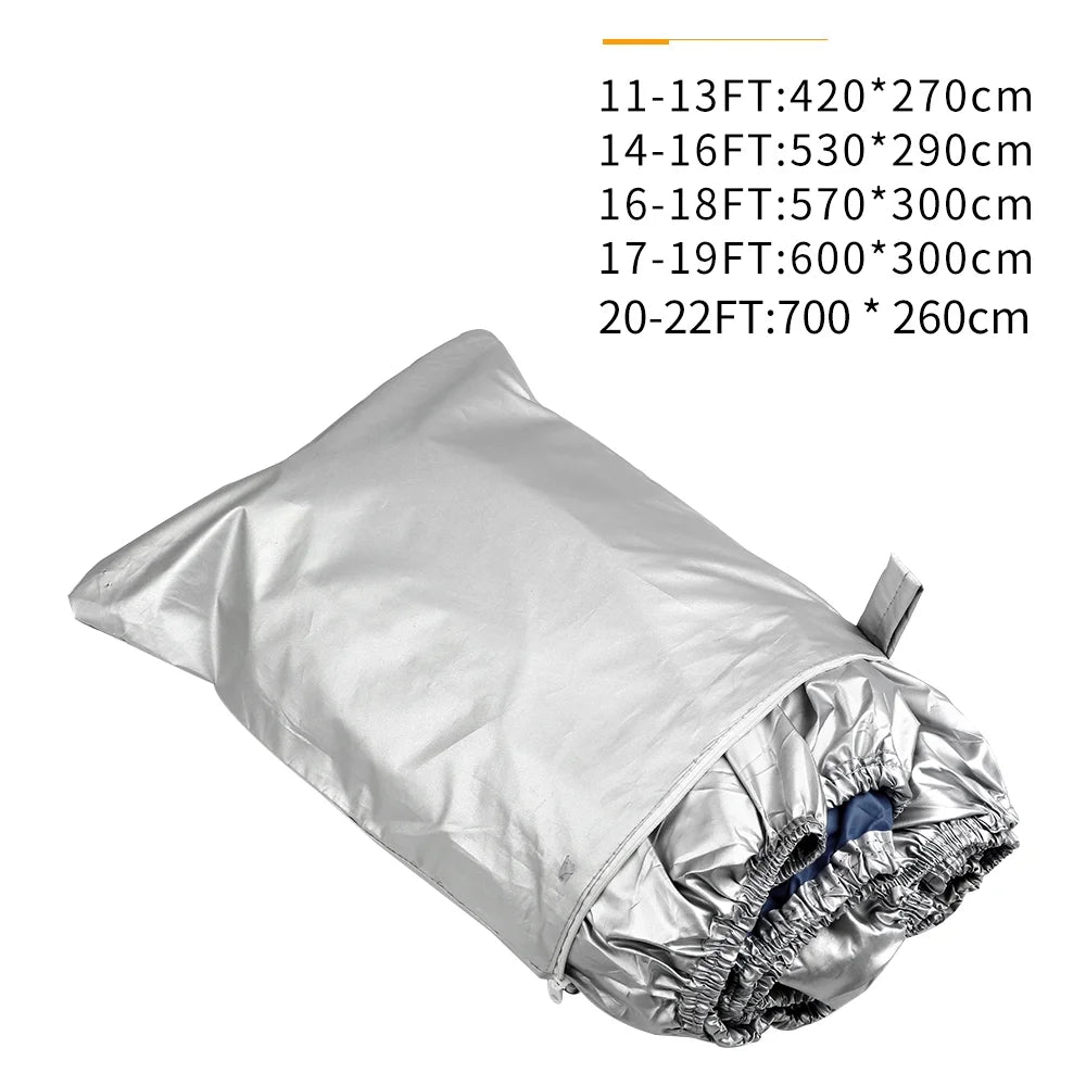 Heavy Duty Silver Reflective Boat Cover Z34384