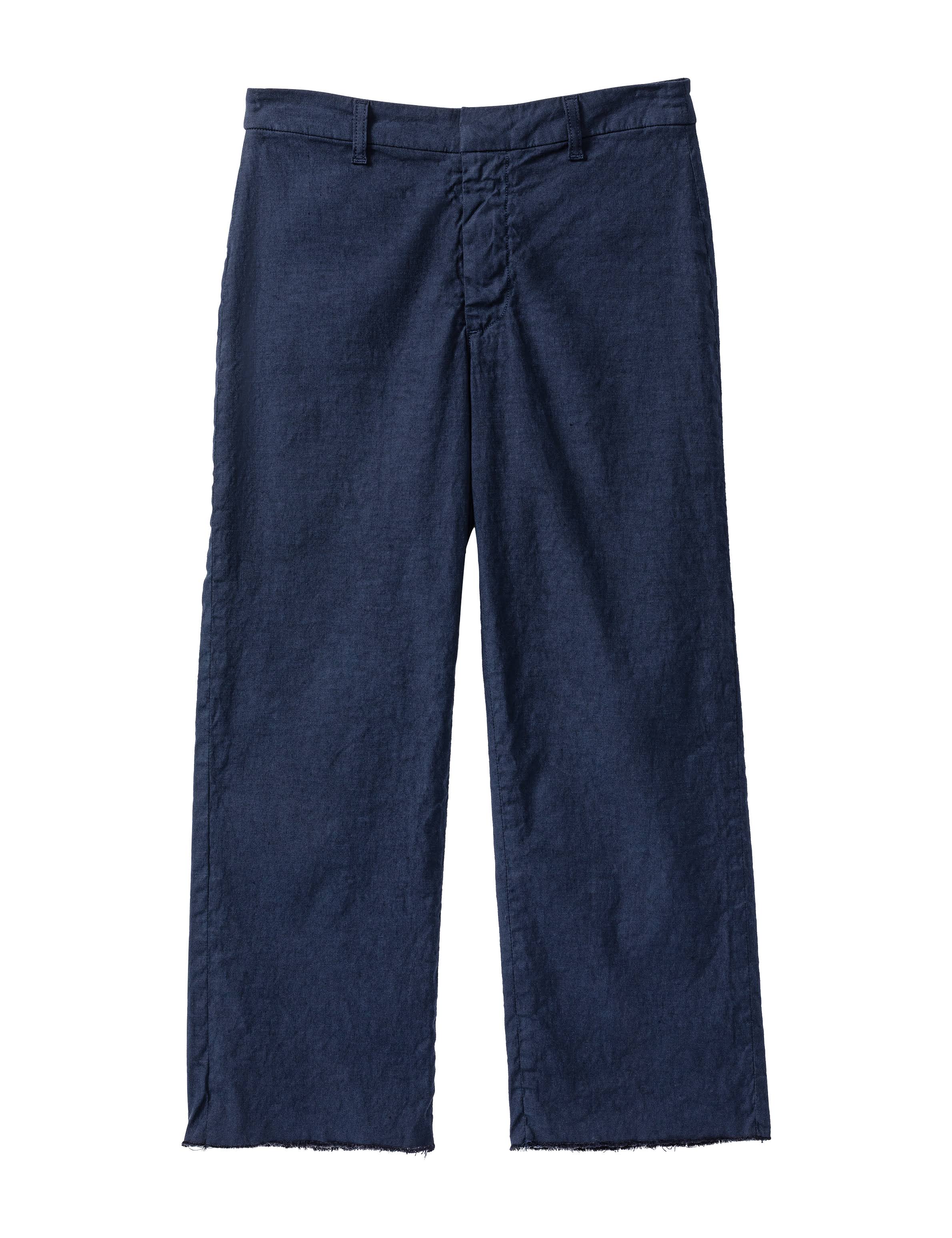 Navy Blue Italian Performance Linen Shirt O650