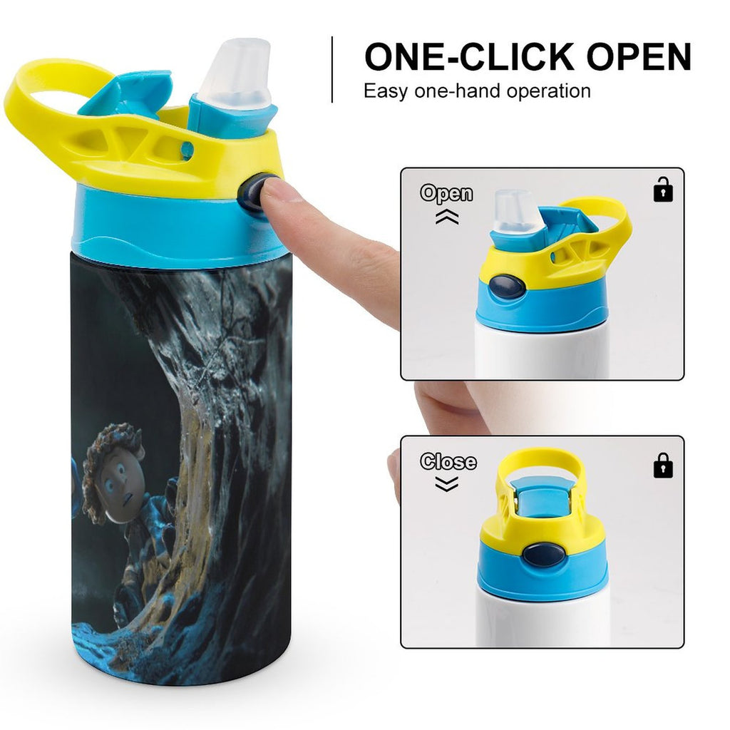 Insulated Stainless Steel Water Bottle with Straw O480