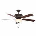 Oil Rubbed Bronze Ceiling Fan with Light Kit N35500