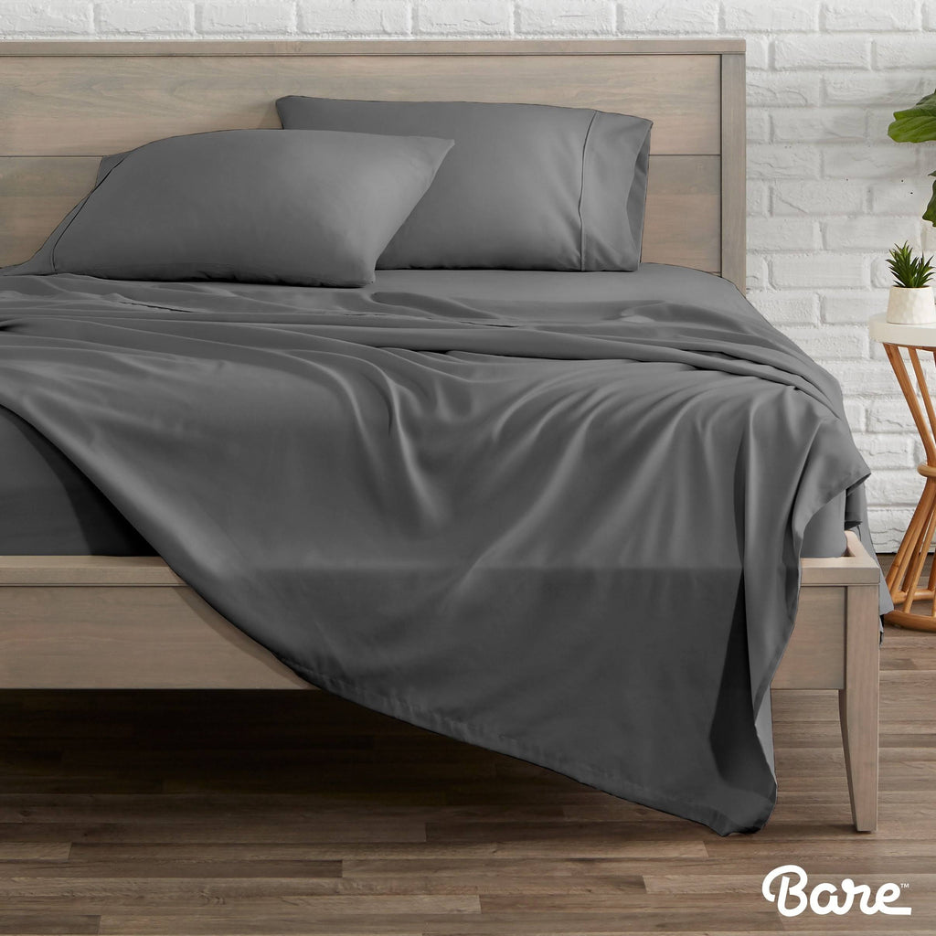 King Grey 5 Pack Flat Sheet K24276