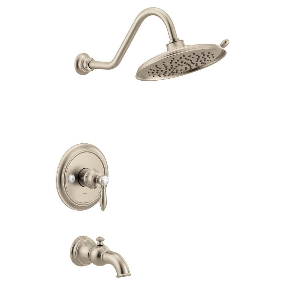 Brushed Nickel Tub and Shower Trim Kit N88350