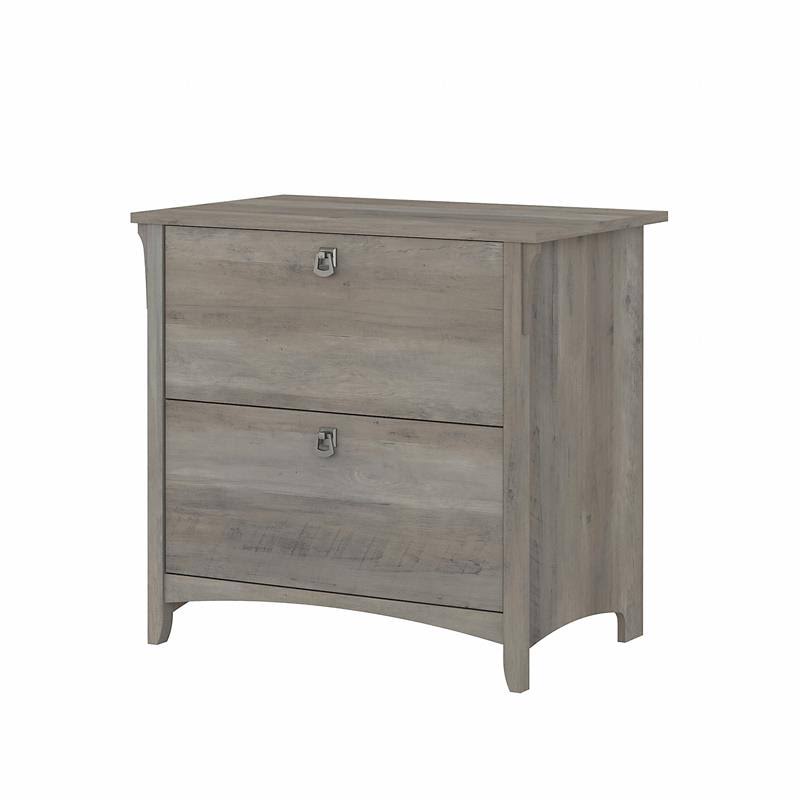 2 Drawer File Cabinet in Driftwood Gray Q95062