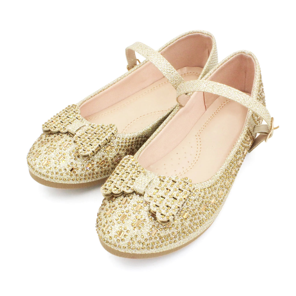 Glitter Mary Jane Ballet Flats U712128
