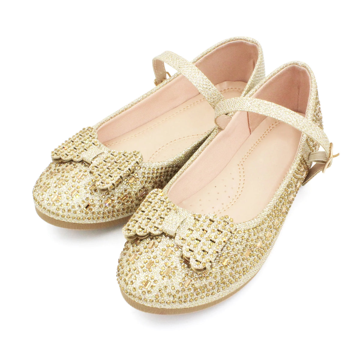 Glitter Mary Jane Ballet Flats U712128