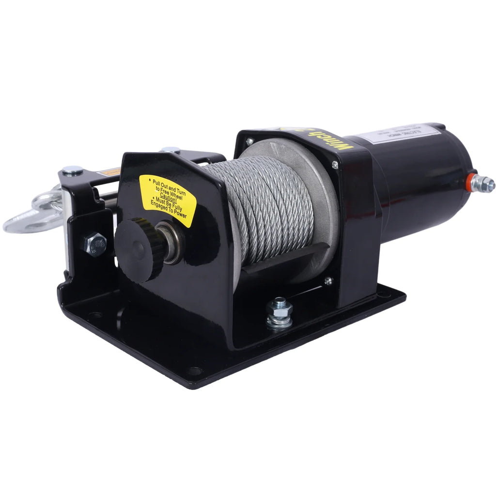 2000lb 12V Electric Winch with Steel Cable L603211