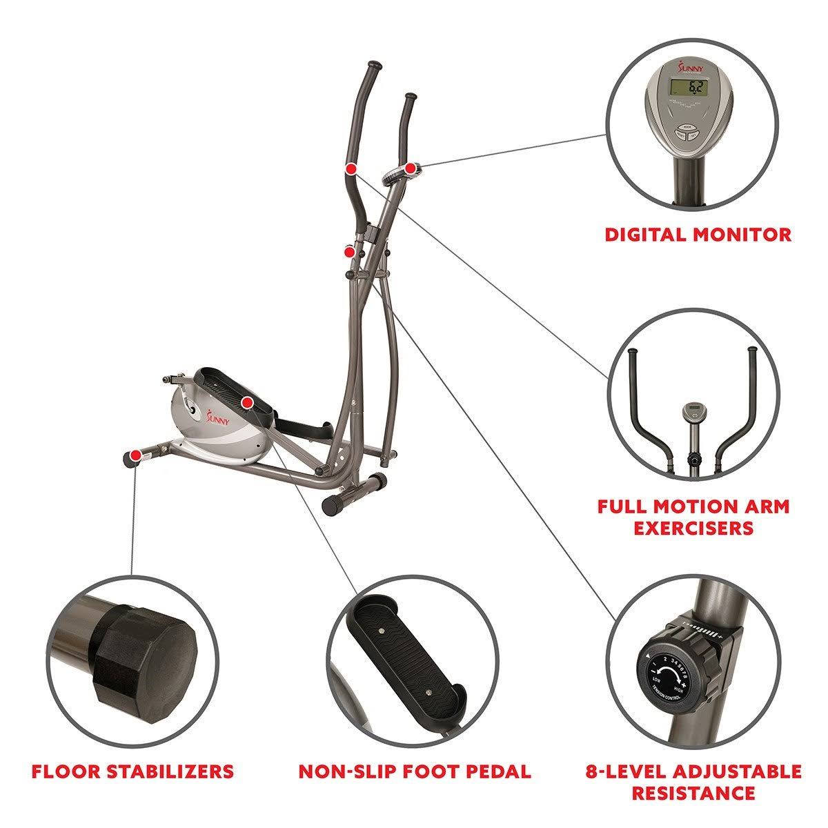Magnetic Elliptical Trainer P76831