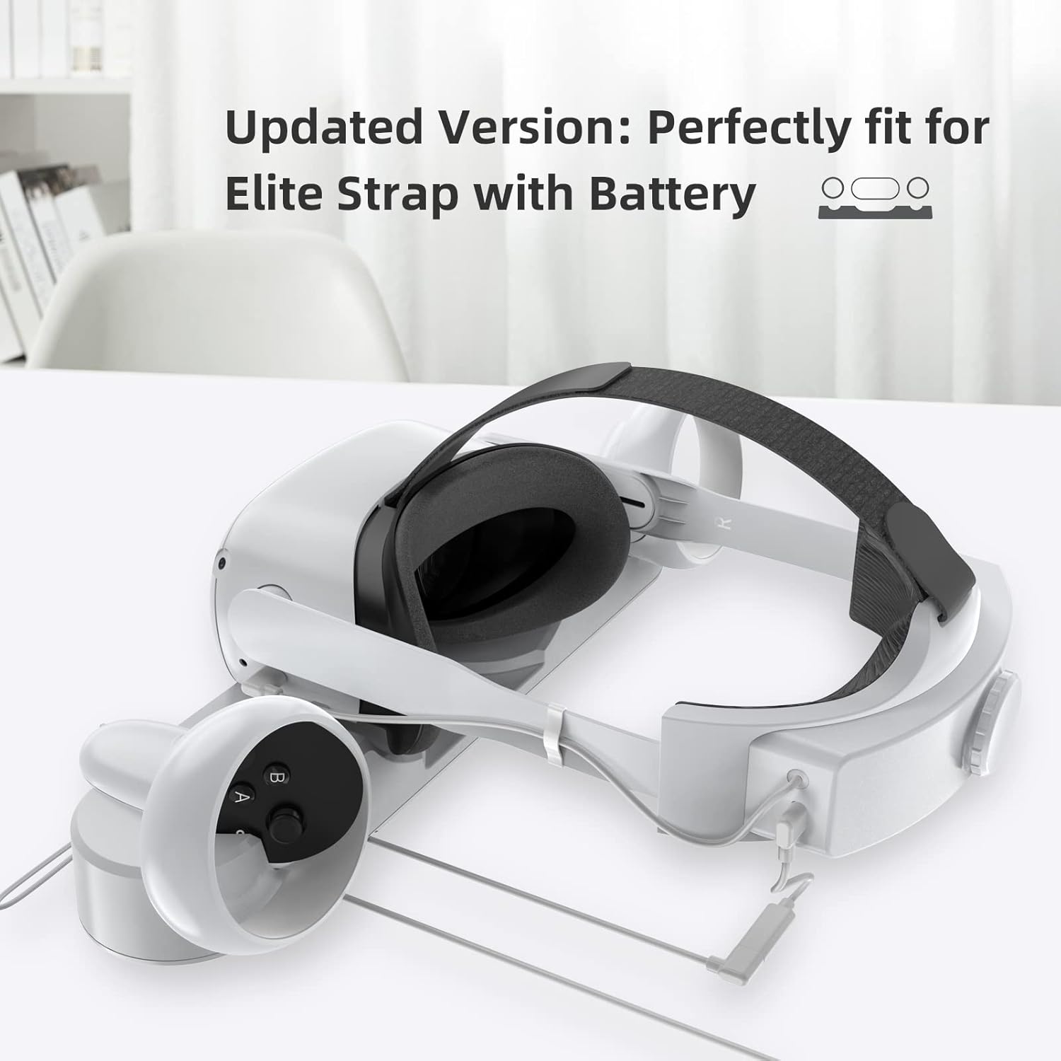 Oculus Quest 2 Charging Dock with 2 Rechargeable Controller Batteries A967