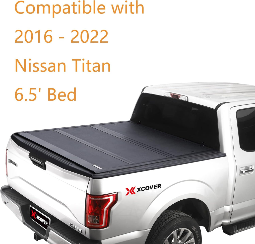 Low Profile Hard Folding Truck Bed Tonneau Cover I6911
