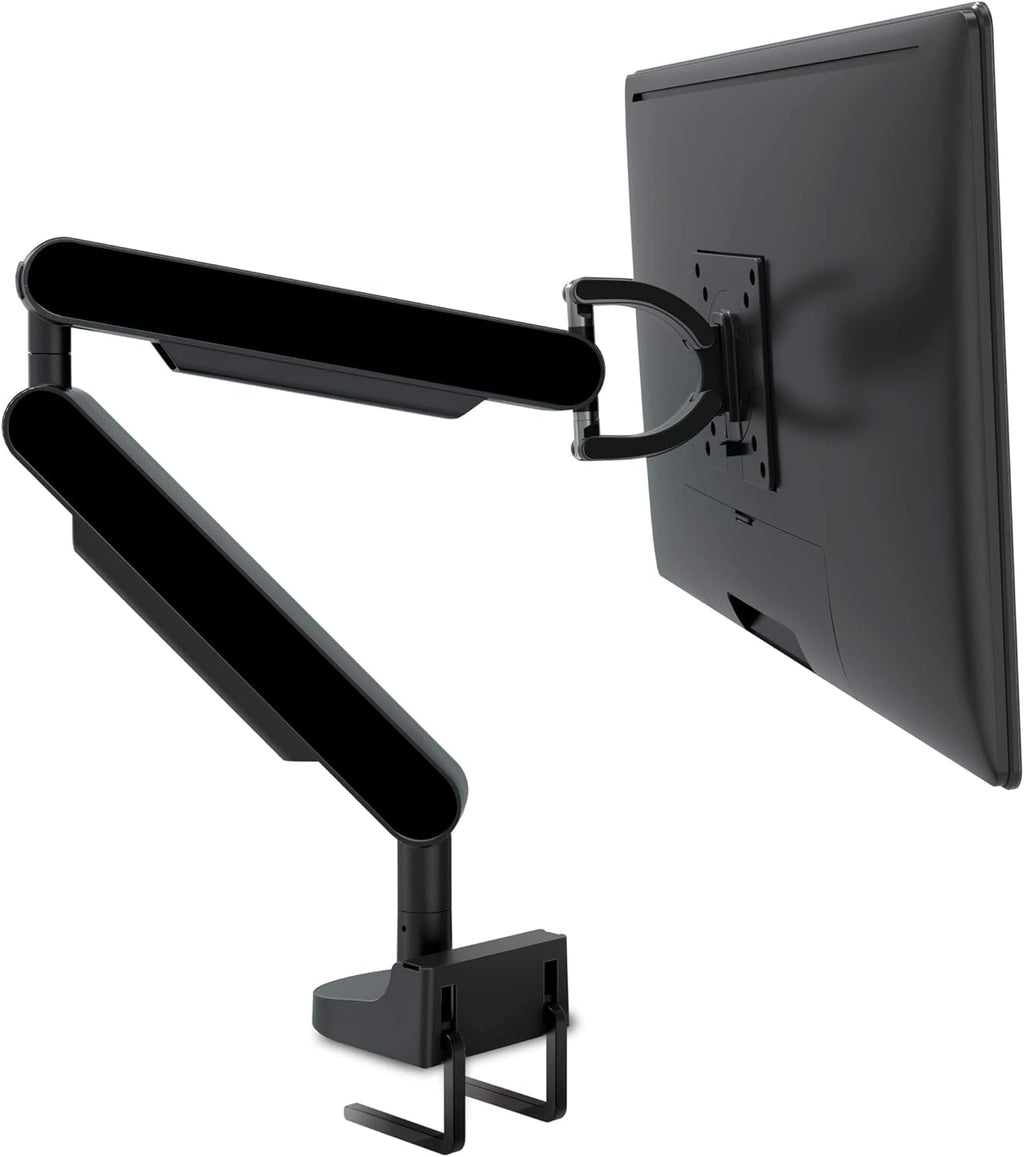Desk Mounted Single Arm Monitor Stand for One Monitor Up to 38” 360 Degree Adjustable Monitor Mount Arm with Changeable Panels - 24.3 lb Capacity Pack of 2 O430630