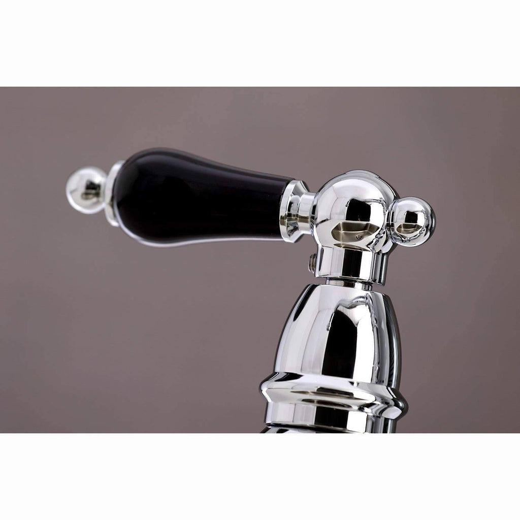 Polished Chrome Kitchen Faucet with Brass Sprayer M4402