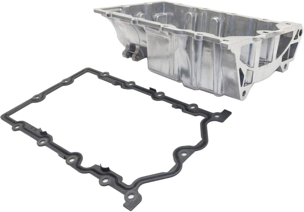 Aluminum Oil Pan with Gasket and Drain Plug D497