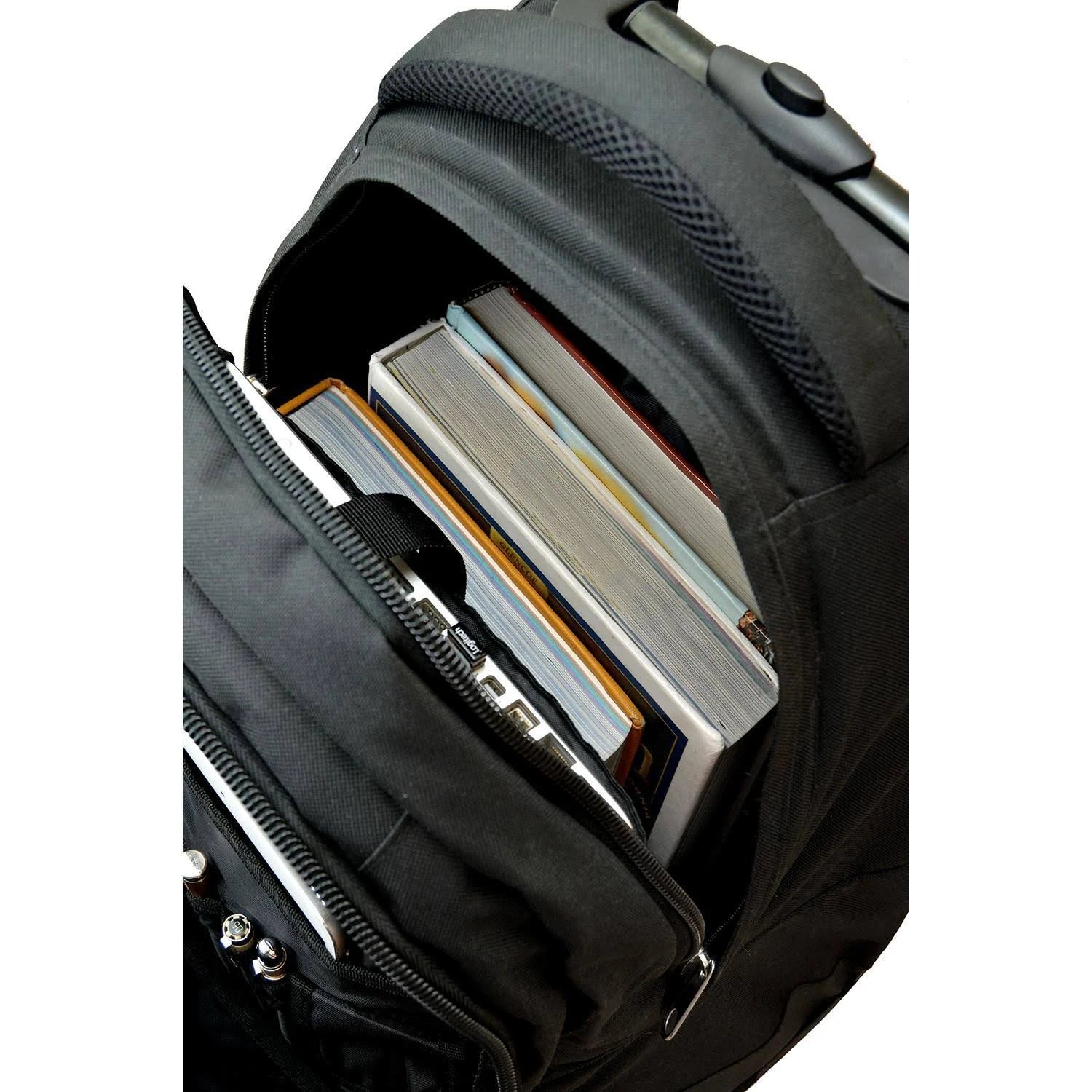 Black Wheeled Backpack H72572