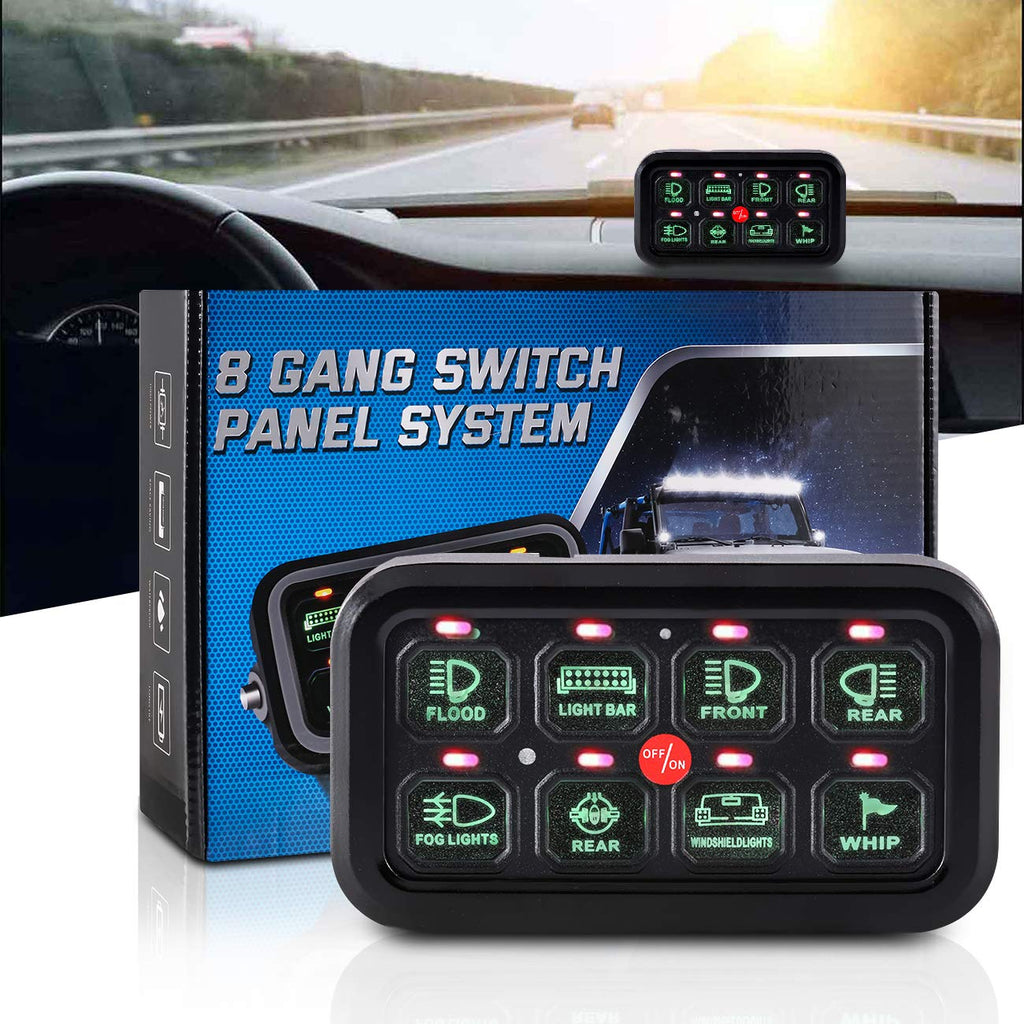 8 Gang Universal Switch Controller Panel Touch Screen Circuit Control Box L132267