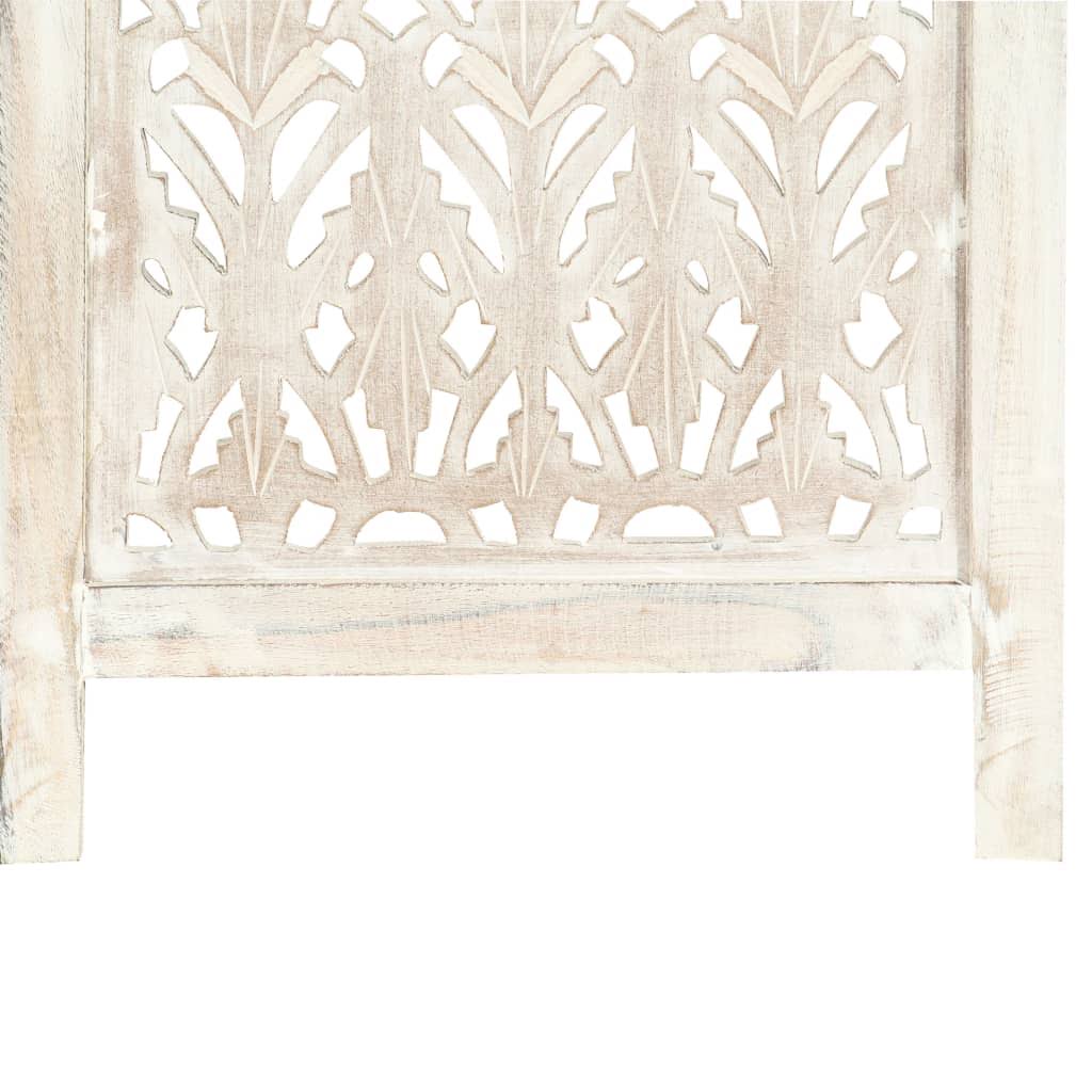 Solid Mango Wood 3-Panel Room Divider U27745