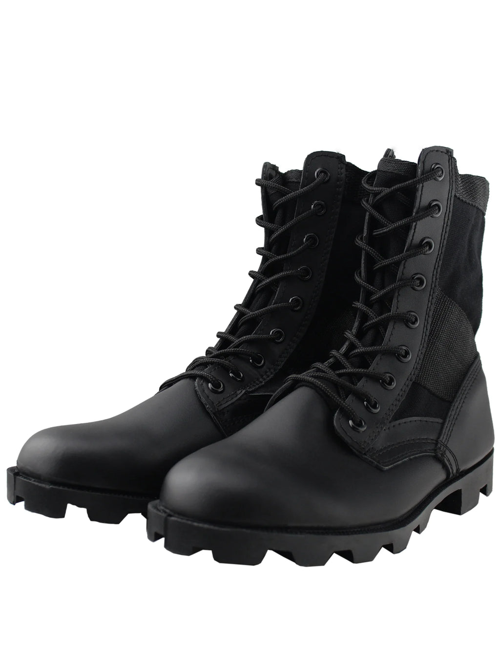 Black Lace up Jungle Boot Size 13 C401832