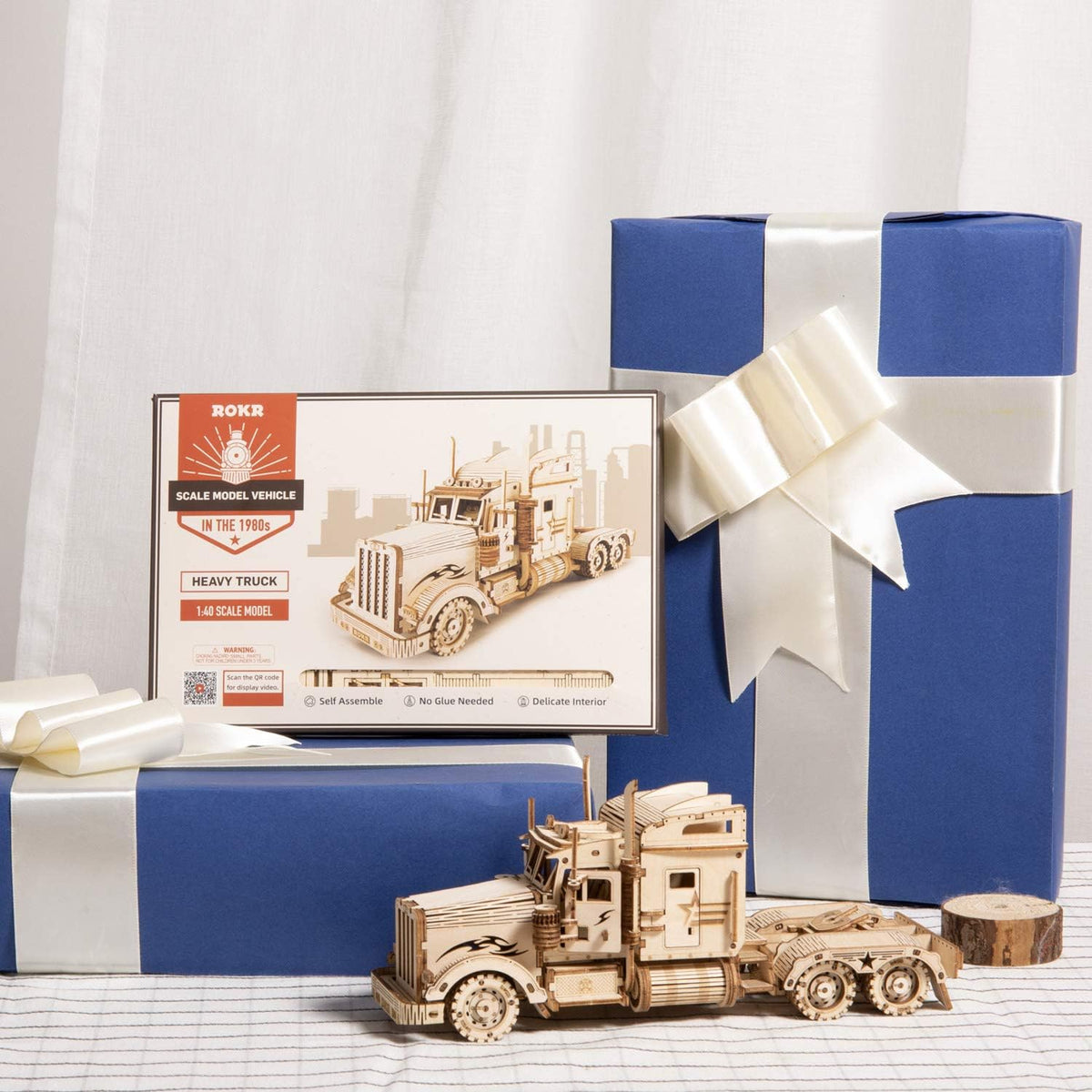 3D Wooden Puzzles Mechanical Models Kits (Heavy Truck) Pack of 2 H101