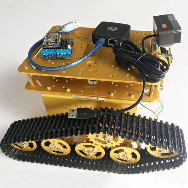 WiFi Video Robot Tank with HD Camera V665