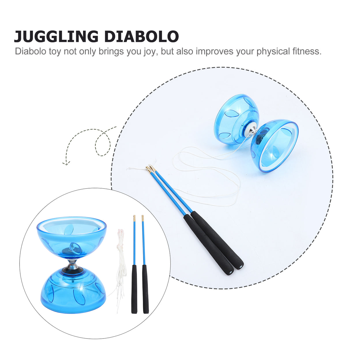 Chinese Yoyo Diabolo Toy C8538