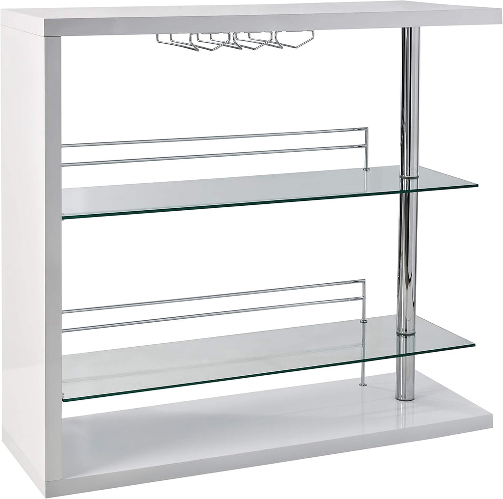 Glossy Cappuccino Bar Unit S8742