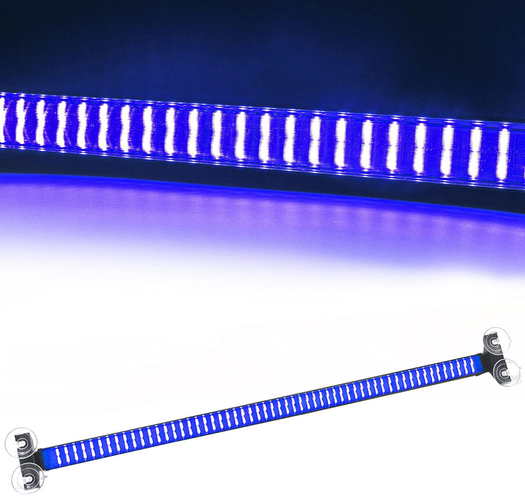 120 LED Red Blue Interior Windshield Strobe Light Bar Pack of 2 B258416