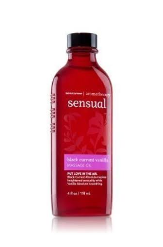 Black Currant Vanilla Massage Oil E21971
