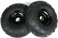 145/70-6 Tire with Rim Wheel for ATV Go Kart UTV Quad, Black Hub Y544123