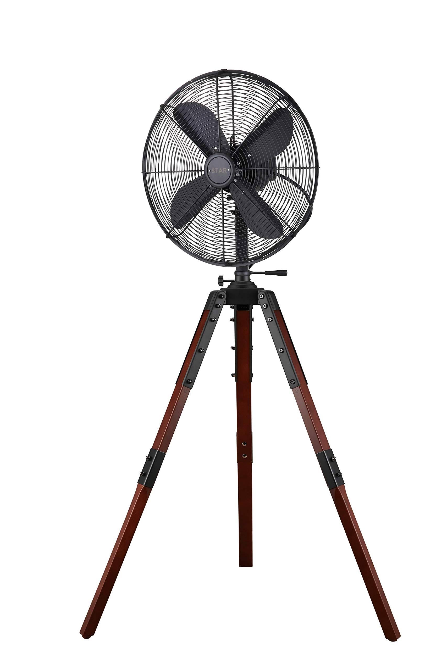 Black Oscillating Floor Fan I2320