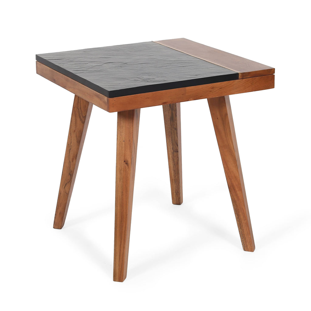Natural Matte Square End Table X397018